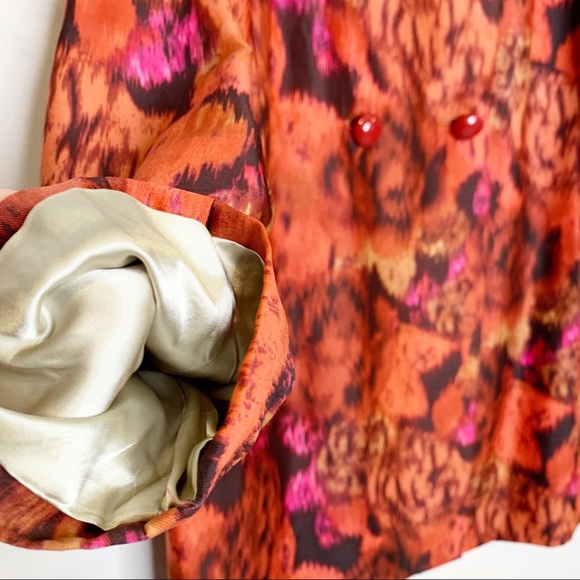 J. Crew Elletra Silk Wool Blend Ikat Jacket Blazer - Picture 2 of 7